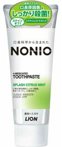 Зубная паста Lion Nonio комплексного действия аромат цитрусов и мяты, 130 гр
