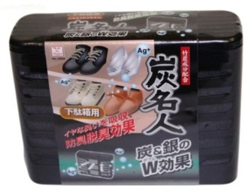 Поглотитель влаги, неприятных запахов с ионами серебра для обувных шкафов Kokubo Dehumidification 60 гр