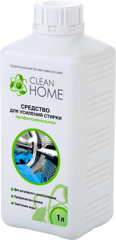 Средство для усиления стирки Clean Home профессиональное, 1 л