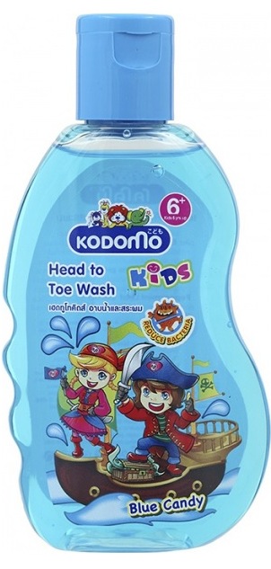 Детский шампунь Kodomo От макушки до пяточек, Мармеладный, 200 мл