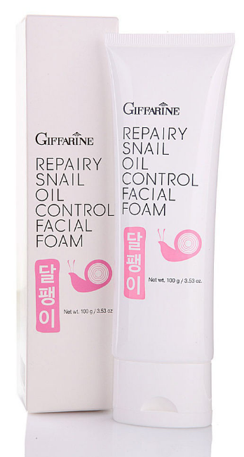 Восстанавливающая пенка Giffarine с фильтратом улитки для очищения кожи лица, 100 гр