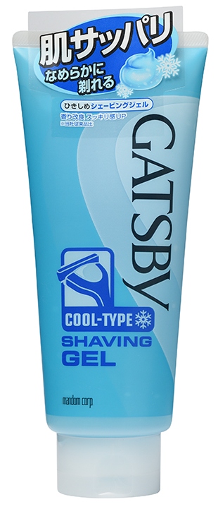 Гель для бритья Gatsby с ментолом и кофеином 205 г