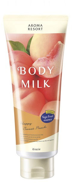 Молочко для тела Kracie Aroma Resort  с ароматом персика, 200 г