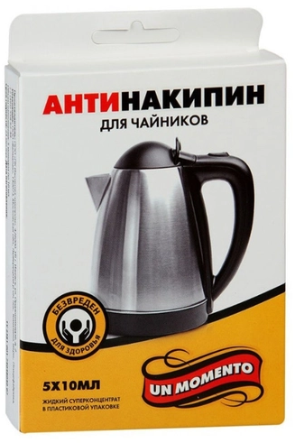 Антинакипин для чайников Un Momento Ампулы 10 мл по 5 шт.