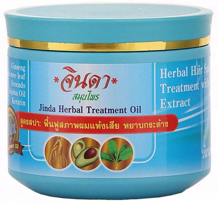 Маска для сухих и поврежденных волос Jinda Herbal с Женьшенем Спа-Уход, 450 мл