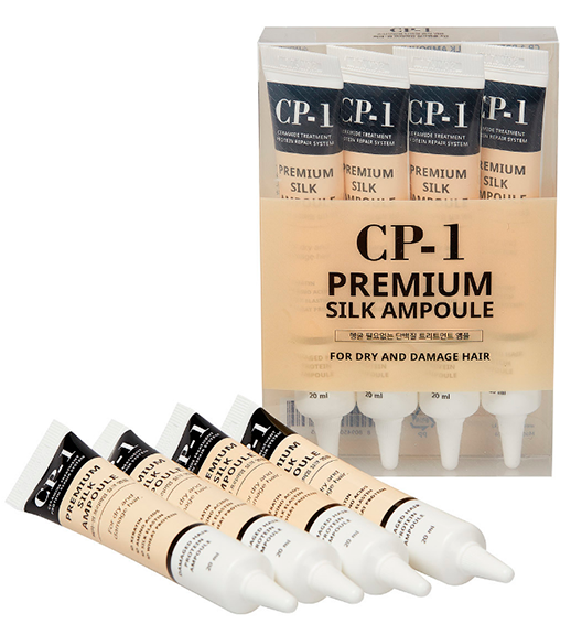 Набор Esthetic House Несмываемая сыворотка для волос с протеинами шелка, 4 тубы х 20 мл