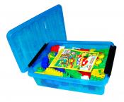 Полесье, Конструктор "Строитель" Средний, 95 элем. в контейнере 1229