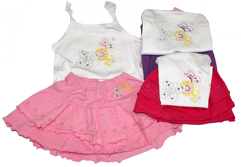 Комплект Папитто блузка+юбка р. 98 арт.1003 