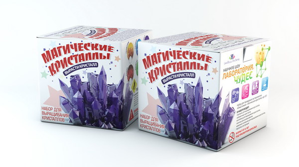 Набор для экспериментов Юный химик Магические кристаллы