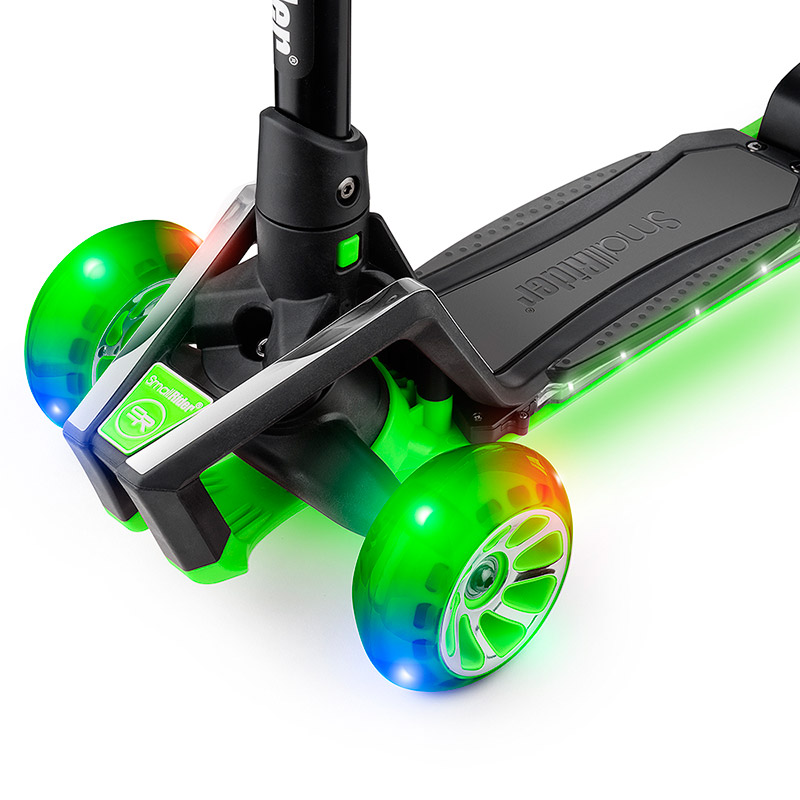 4603734782035 Самокат с ревом мотора Small Rider Premium Pro (зеленый)