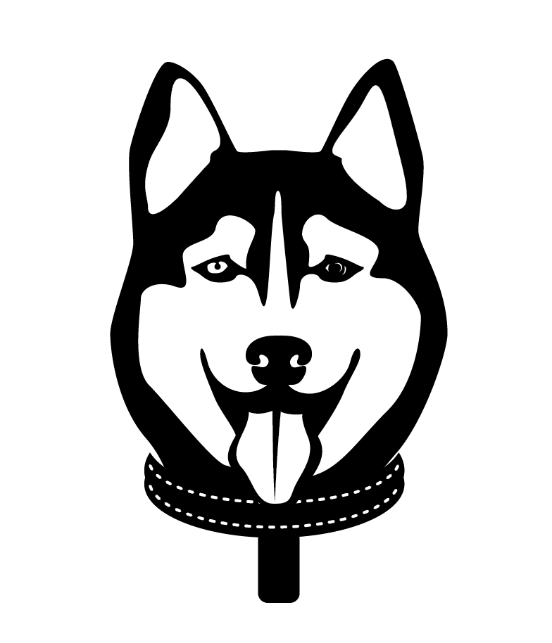 02005bk1 Вешалка для поводка "Buddy" (Хаски)