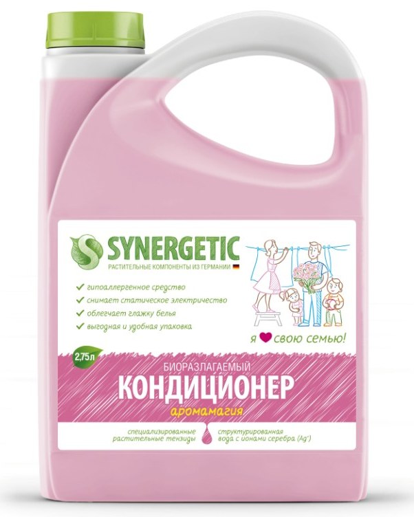 Кондиционер для белья Synergetic Аромамагия, 2,75 л