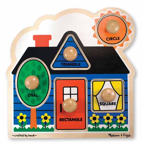 Пазл Melissa&amp;Doug Первые фигуры 5 элементов