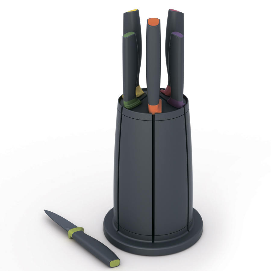 10077 Набор ножей Elevate Carousel в подставке