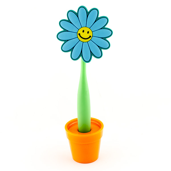 CBS001-001P01-96209 Ручка Цветок мал. (голубой)