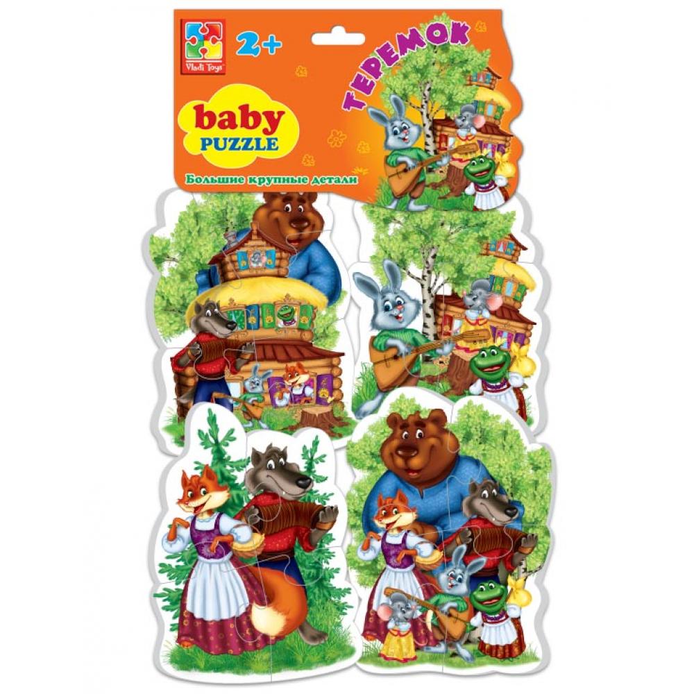 VT1106-35 Мягкие пазлы Baby puzzle Сказки "Теремок"