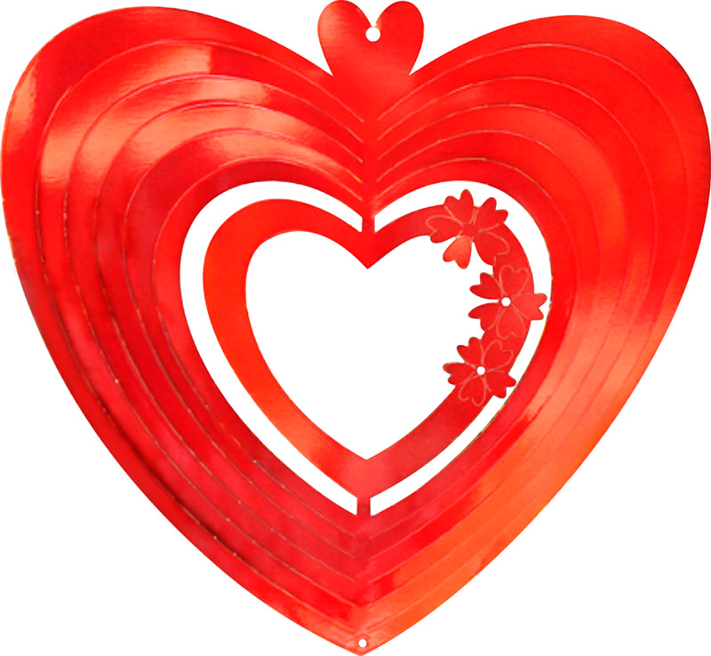095 Воздушный декор-подвеска Сердце
