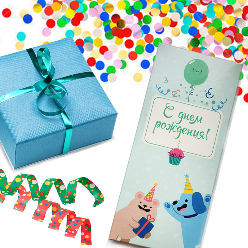 Шоколадная плитка «С Днем Рождения»