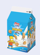 8412674104816 Печенье "Симпсоны" со вкусом ванили , 135гр.