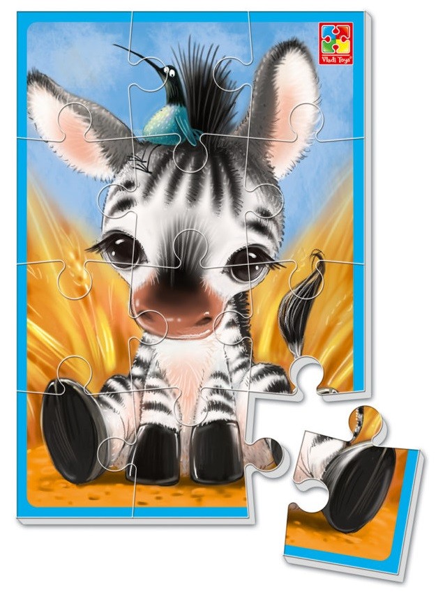 VT1103-58 Мягкие пазлы А5 "Зебрик"