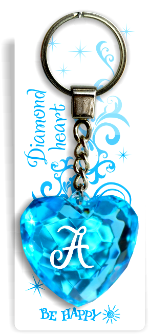 26 Брелок сердечко "А"