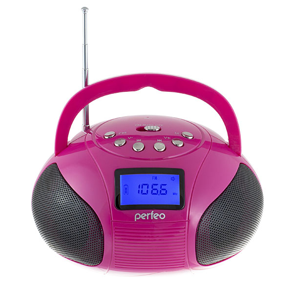 PF-BOOM210-PK Мини-аудио BOOMBOX Bluetooth (розовый)