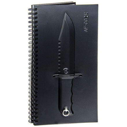 CBS001-001D22-93536 Блокнот с оттиском Ножа (черный)