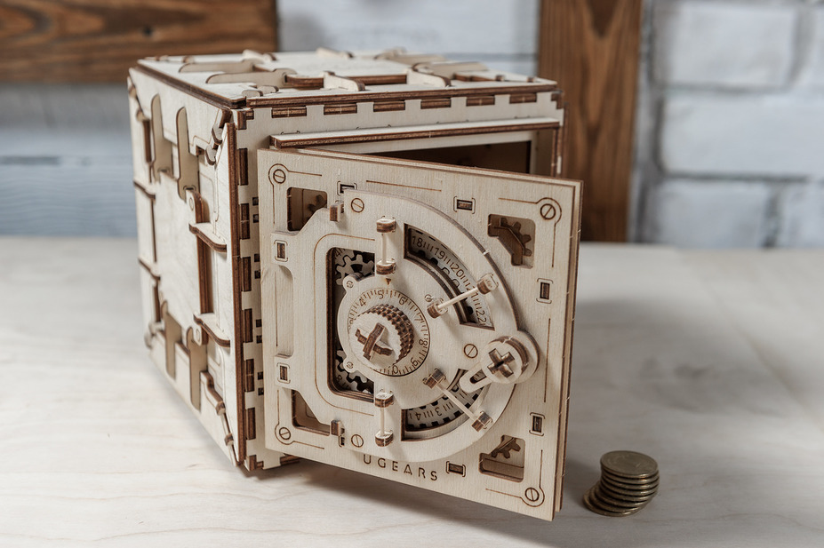 70011 Конструктор 3D-пазл Ugears - Сейф
