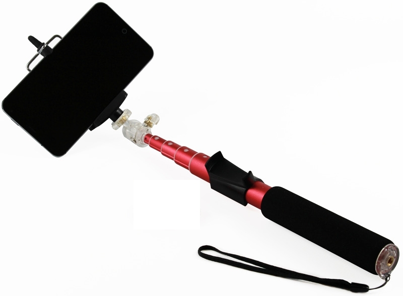 HOOX-810-R Монопод для селфи hoox Selfie Stick 810 Series (красный)