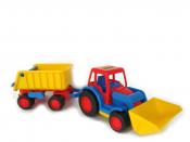 Wader, Трактор-погрузчик с прицепом"Базик" 9623