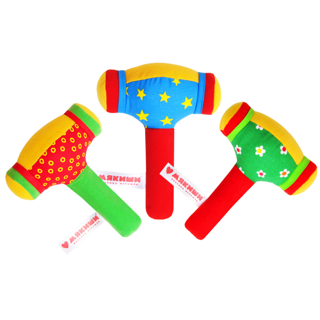 370 Хрустящая погремушка "Молоточек"