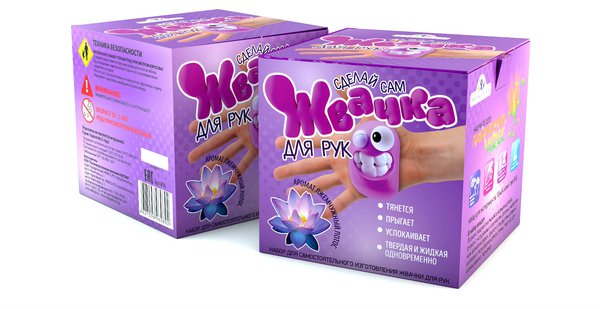 Набор для экспериментов Жвачка для рук Жемчужный лотос