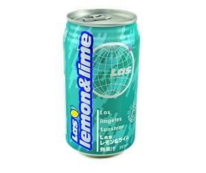 00523 Газированный напиток Лимон и Лайм, 350мл