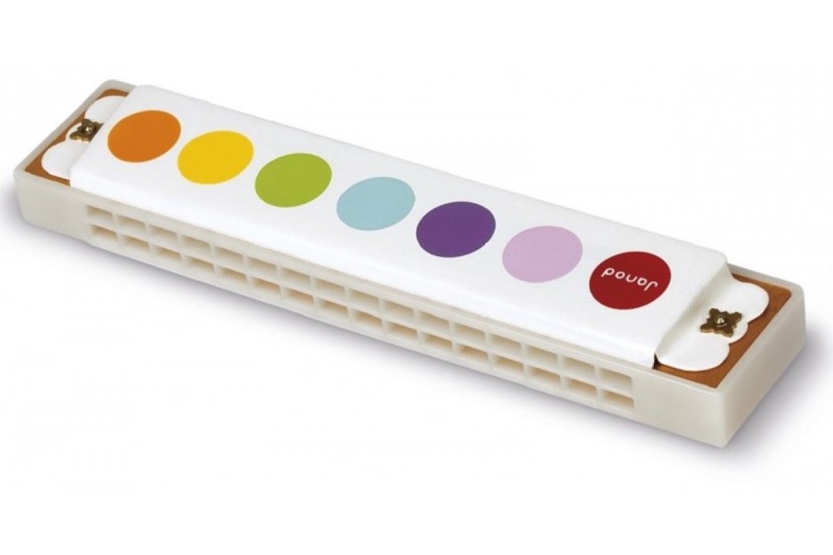 J07609 Гармошка губная (белый)