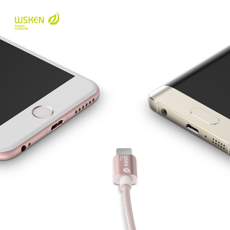 M-Cabel Silver Универсальный кабель для зарядки смартфонов WSKEN