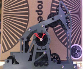 HY-G119 Часы настольные Gear clock "Нефтяная вышка"