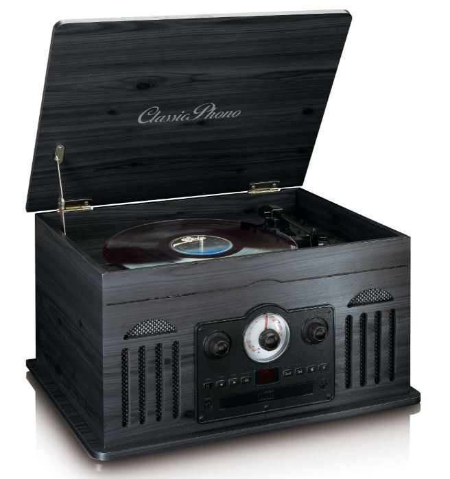 Музыкальный ретро центр "Retro Star" Lenco TCD-2600 Black