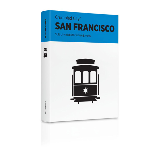 134837 Мятая карта San Francisco