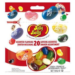 42515 (42005) Драже жевательное "Jelly Belly" ассорти 20 вкусов 100г пакет