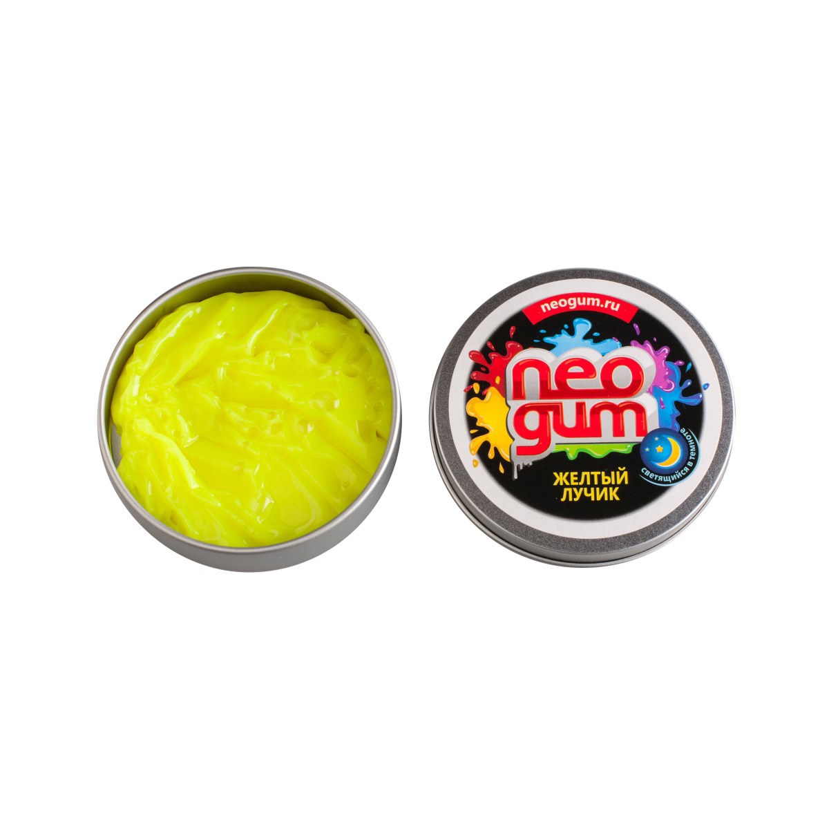 NG7009 Жвачка для рук Neogum (Неогам) "Желтый лучик", светится в темноте