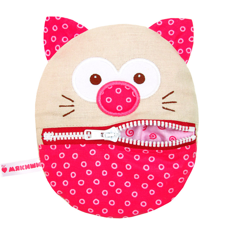 364 Игрушка "Доктор Мякиш Кот-Болтун" с вишнёвыми косточками