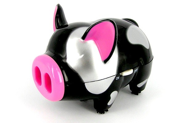 LF2399 Мини-пылесос настольный "Свинка" (черный)