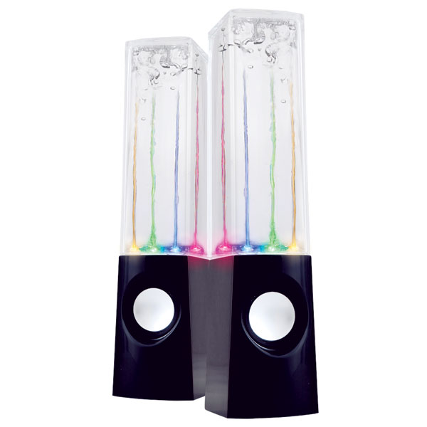 PF-WDS1-B Колонки "Танцующие фонтанчики" Water Dancing, 2.0, мощность 2х3 Вт, USB (черный)