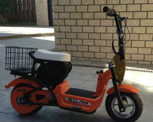 EM-003-ORANGE Детский электромопед TVL Mokik (оранжевый)