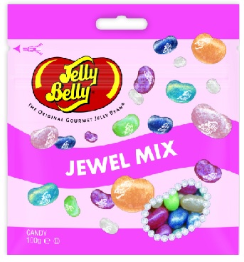 79102 Драже жевательное «Jelly Belly» Jewel Mix 100г пакет
