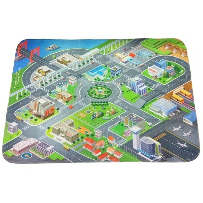 TK-US-01 Детский ультрамягкий игровой коврик "Город"