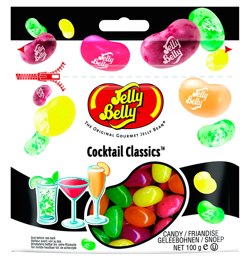 42010 Драже жевательное "Jelly Belly" классические коктейли 100г пакет