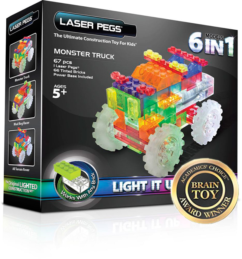 ZD110B Конструктор со светодиодами - Набор 6 в 1. Гигантcкий грузовик