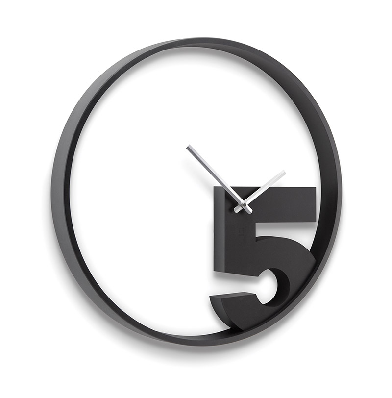 118998-040 Часы настенные Take 5 (черный)