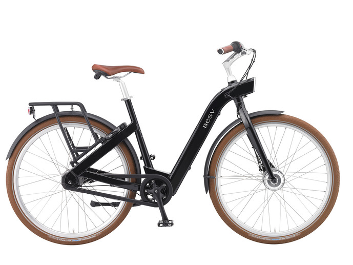 20013B(CF-1FM) Электровелосипед BESV CAT CF-1FM 250вт Передний мотор (черный)